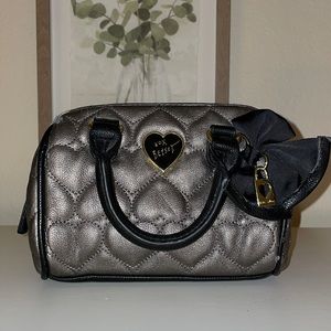 Small gray purse from Betsey Johnson.